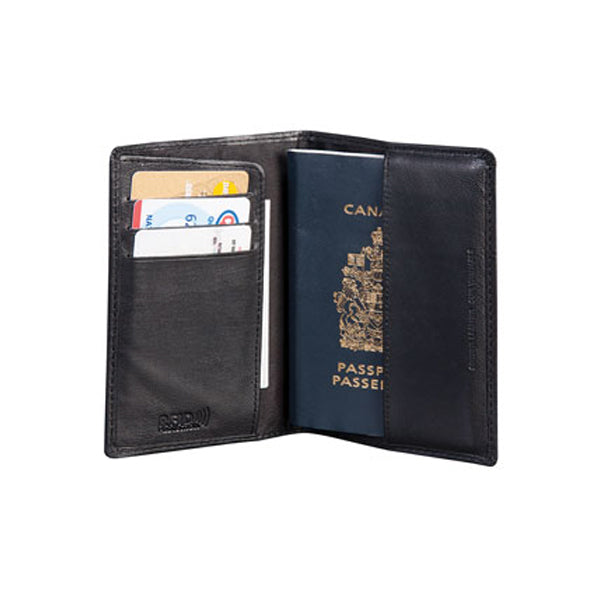 Étui anti-RFID en cuir pour passeport