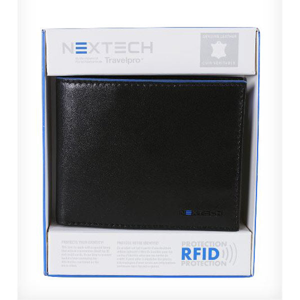 Portefeuille 2 volets RFID pour homme
