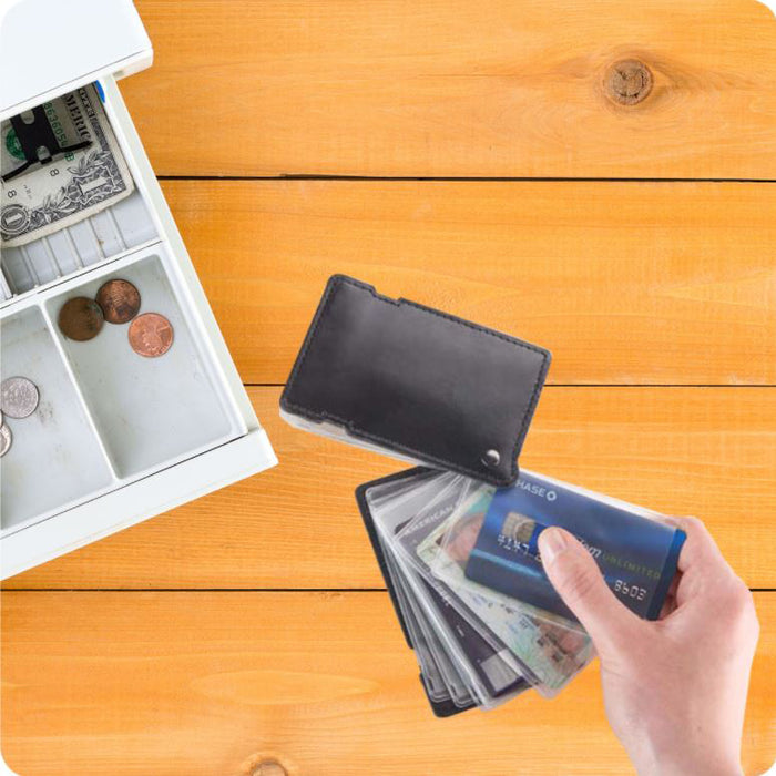 Yxgbull® Porte-Cartes Avec Protection Rfid Nfc - Portefeuille Slim Pour