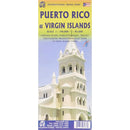 Carte de Porto Rico et des îles Vierges