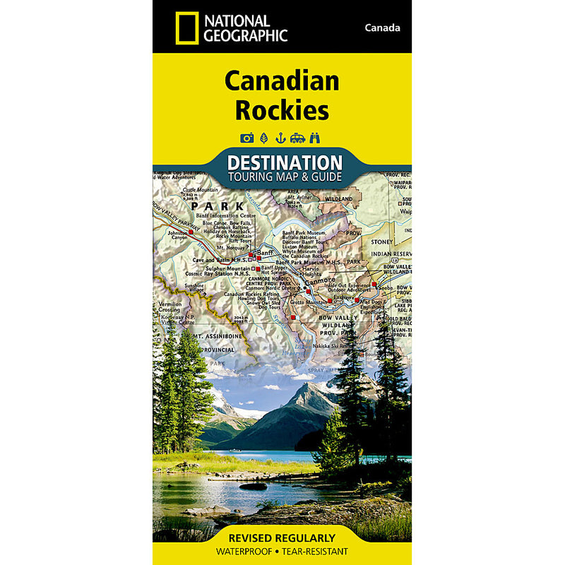 Carte Canadian Rockies