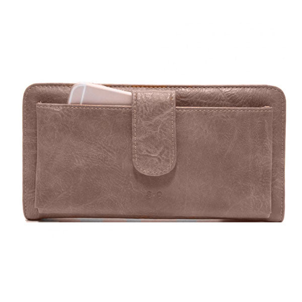 Portefeuille à bandoulière pour femme RFID Dona