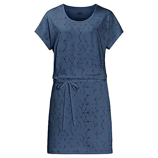 Robe à manches courtes Shibori