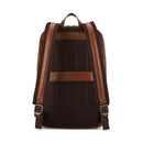 Classic leather slim backpack