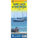 Carte de Ste-Lucie et la Martinique