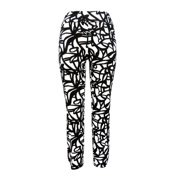 Scribble Petal women's pants