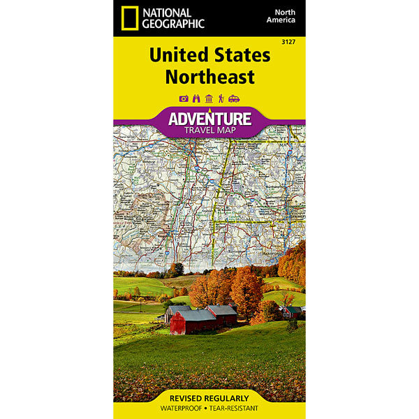 United States Northeast Adventure Map