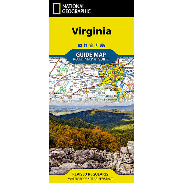 Carte Virginie Guide Map