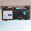 Car visor document holder